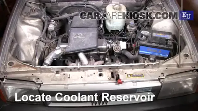 1997 Fiat Uno Fire 1.1L 4 Cyl. Coolant (Antifreeze) Add Coolant